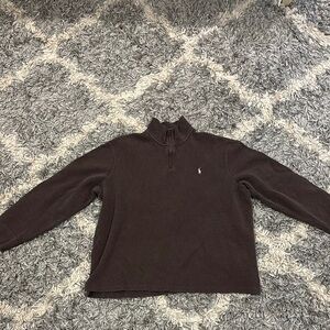 Polo by Ralph Lauren Brown Zip Up Sweater